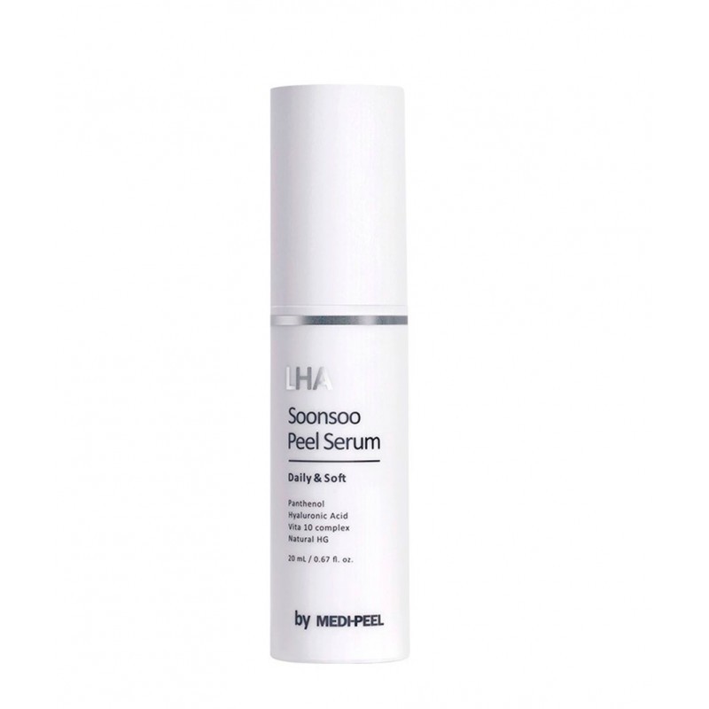 Medi-Peel LHA Soonsoo Peel Serum 20 ml Lipohidroksi asit içeren hipoalerjenik peeling serumu