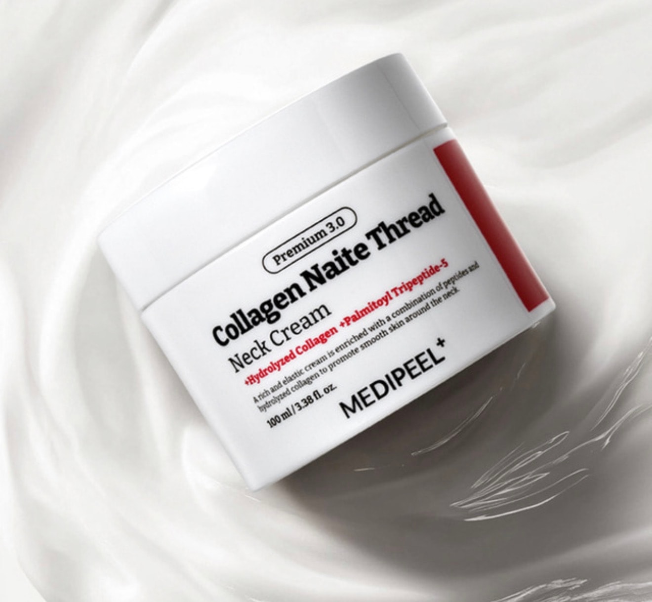 MEDIPEEL Premium Collagen Naite Thread Neck Cream 3.0 100 ml Peptit ve kolajen içeren boyun için lifting krem