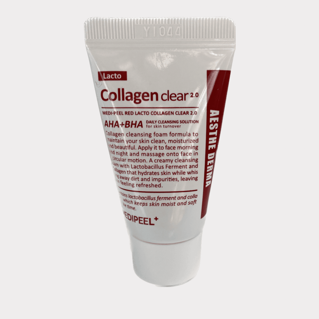 Medi-Peel Red Lacto Collagen Clear 2.0 (mini) 15 ml Kollajen ve probiyotiklerle asit köpüğünün temizlenmesi