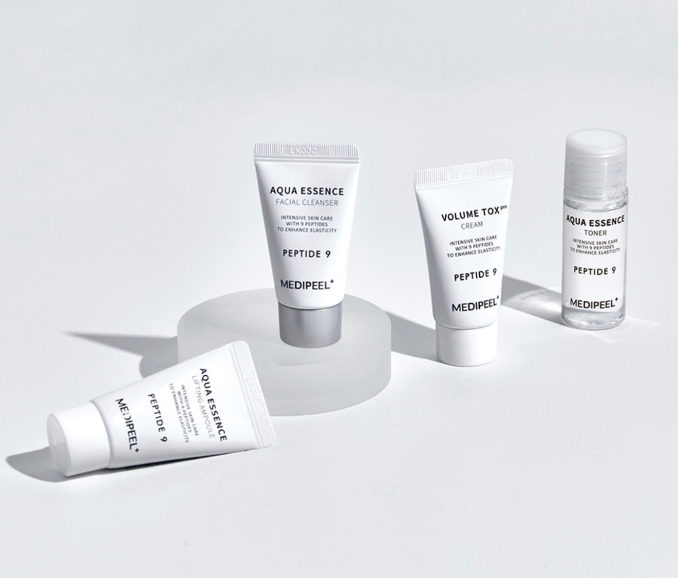 MEDIPEEL Peptide 9 Aqua Essence Trial Kit (4 adet) Antioksidan İçeren Canlandırıcı Mini Set