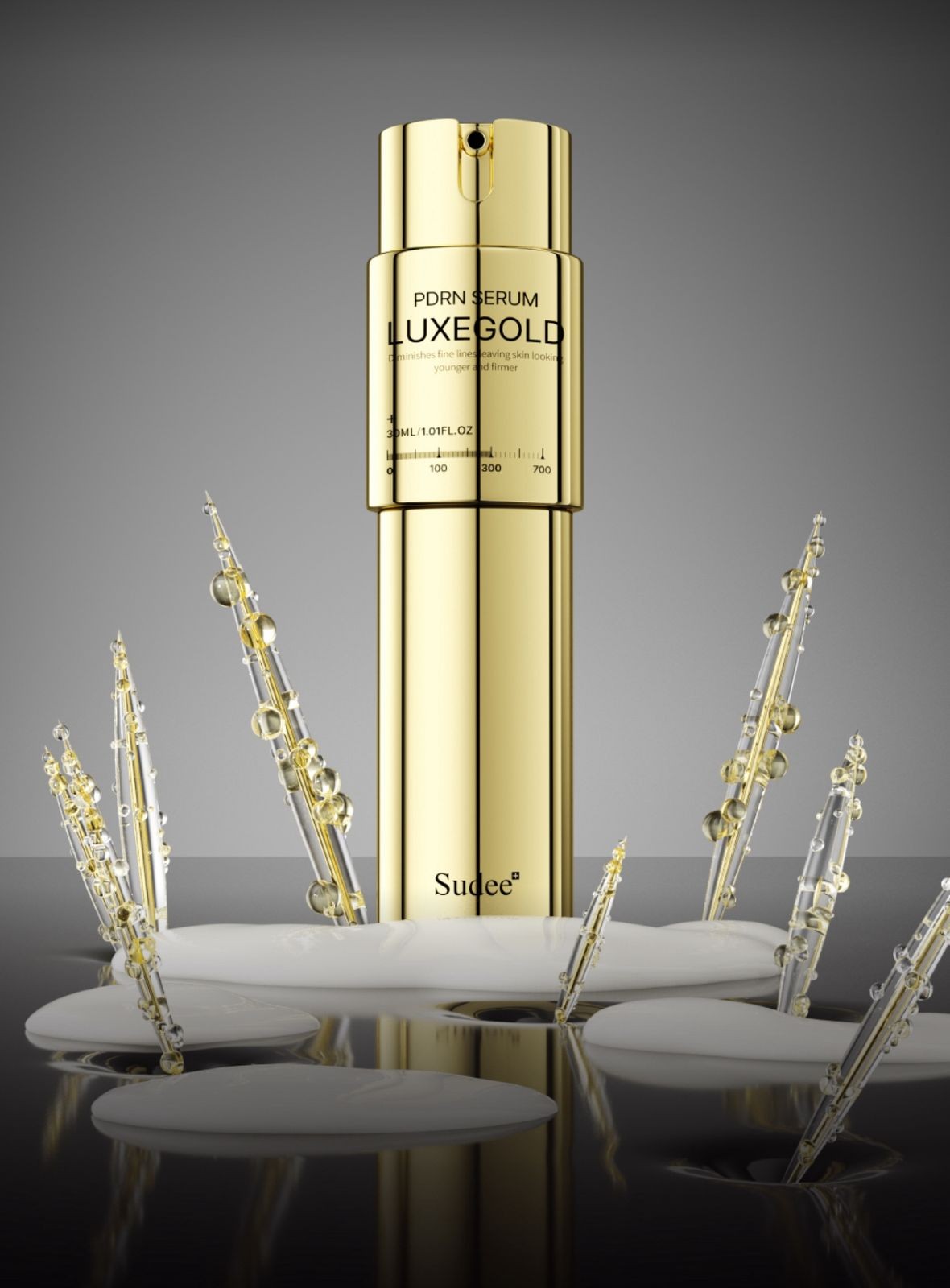 Sudee Luxegold PDRN 300 Renewal Serum 30 ml Altın Spiküller ve PDRN Yaşlanma Karşıtı Yenileyici Serum