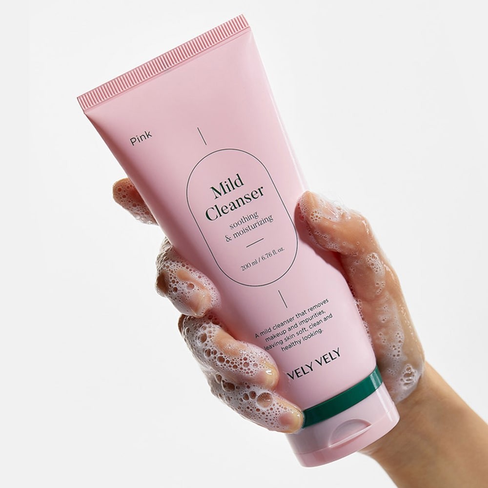 Vely Vely Pink Mild Cleanser 200 ml Rahatlatıcı temizleme jeli