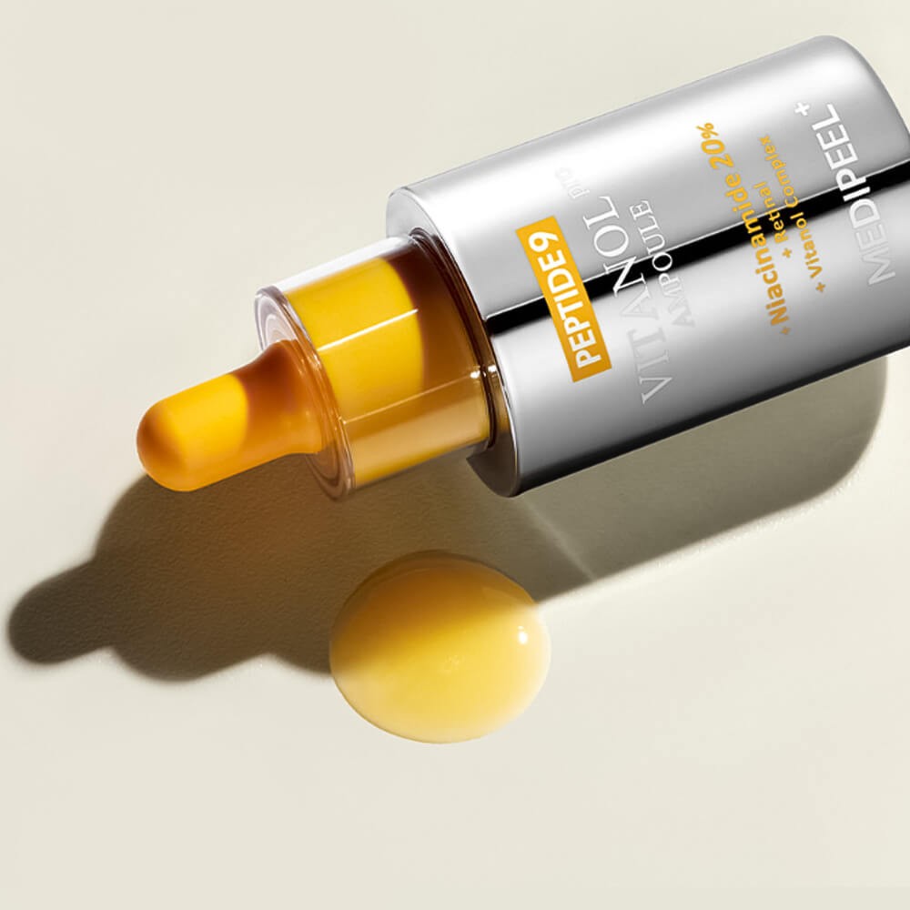MEDIPEEL Peptide 9 Vitanol Ampoule PRO 30 ml Peptit ve %20 niasinamid içeren lifting ampulü