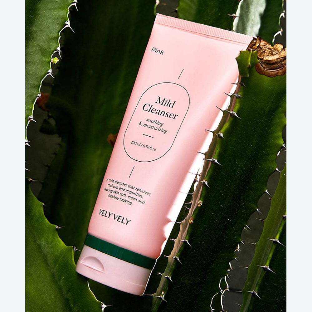 Vely Vely Pink Mild Cleanser 200 ml Rahatlatıcı temizleme jeli