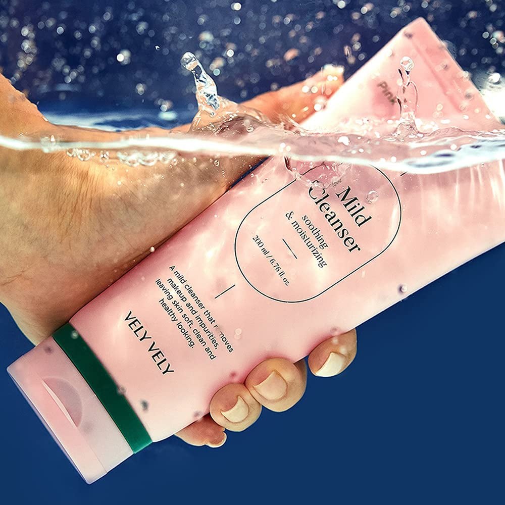 Vely Vely Pink Mild Cleanser 200 ml Rahatlatıcı temizleme jeli