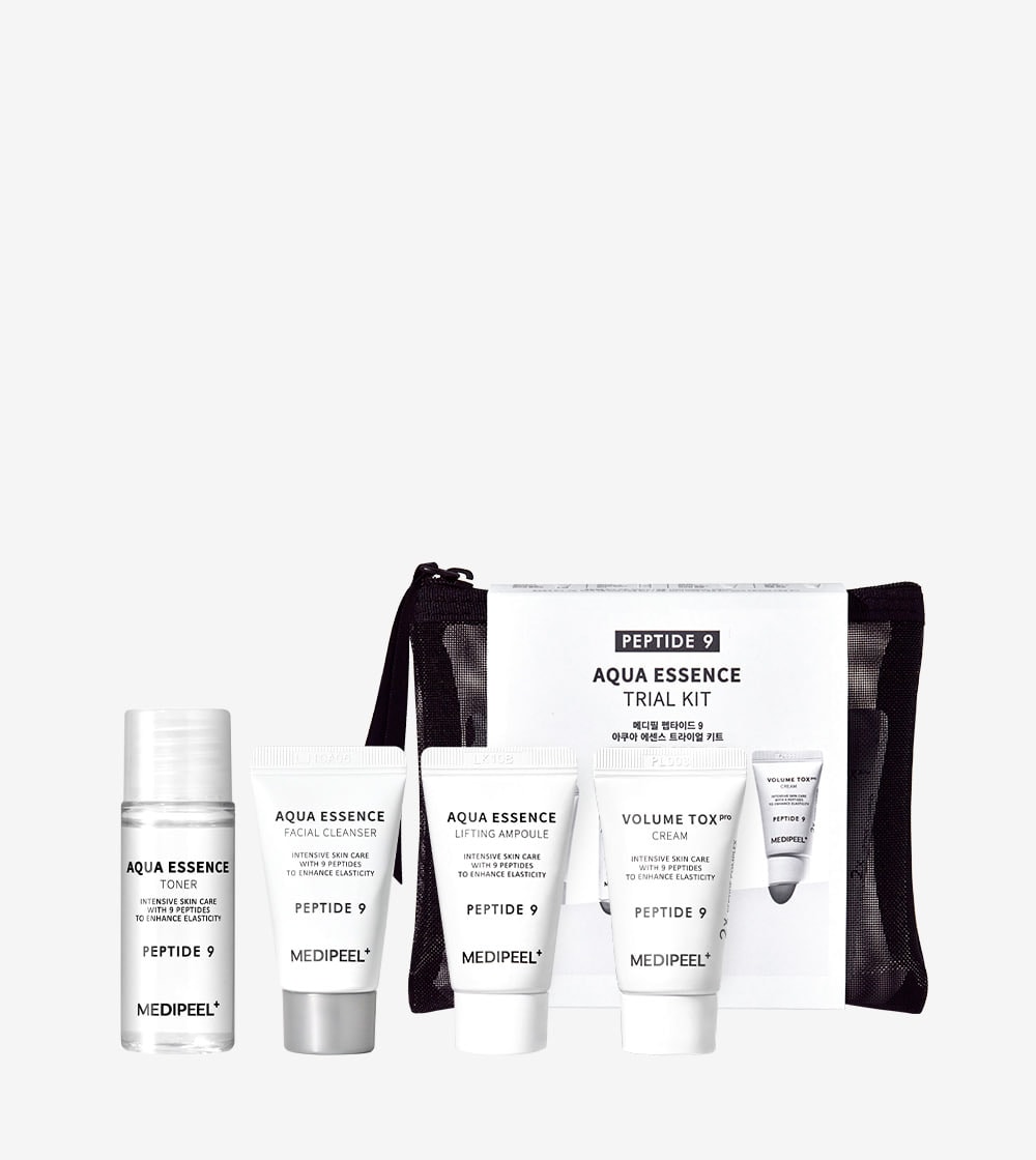 MEDIPEEL Peptide 9 Aqua Essence Trial Kit (4 adet) Antioksidan İçeren Canlandırıcı Mini Set