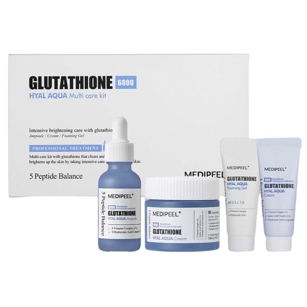 Medi-Peel Glutathione Hyal Aqua Multi Care Kit (4 adet) Parlak ciltler için nemlendirici seti