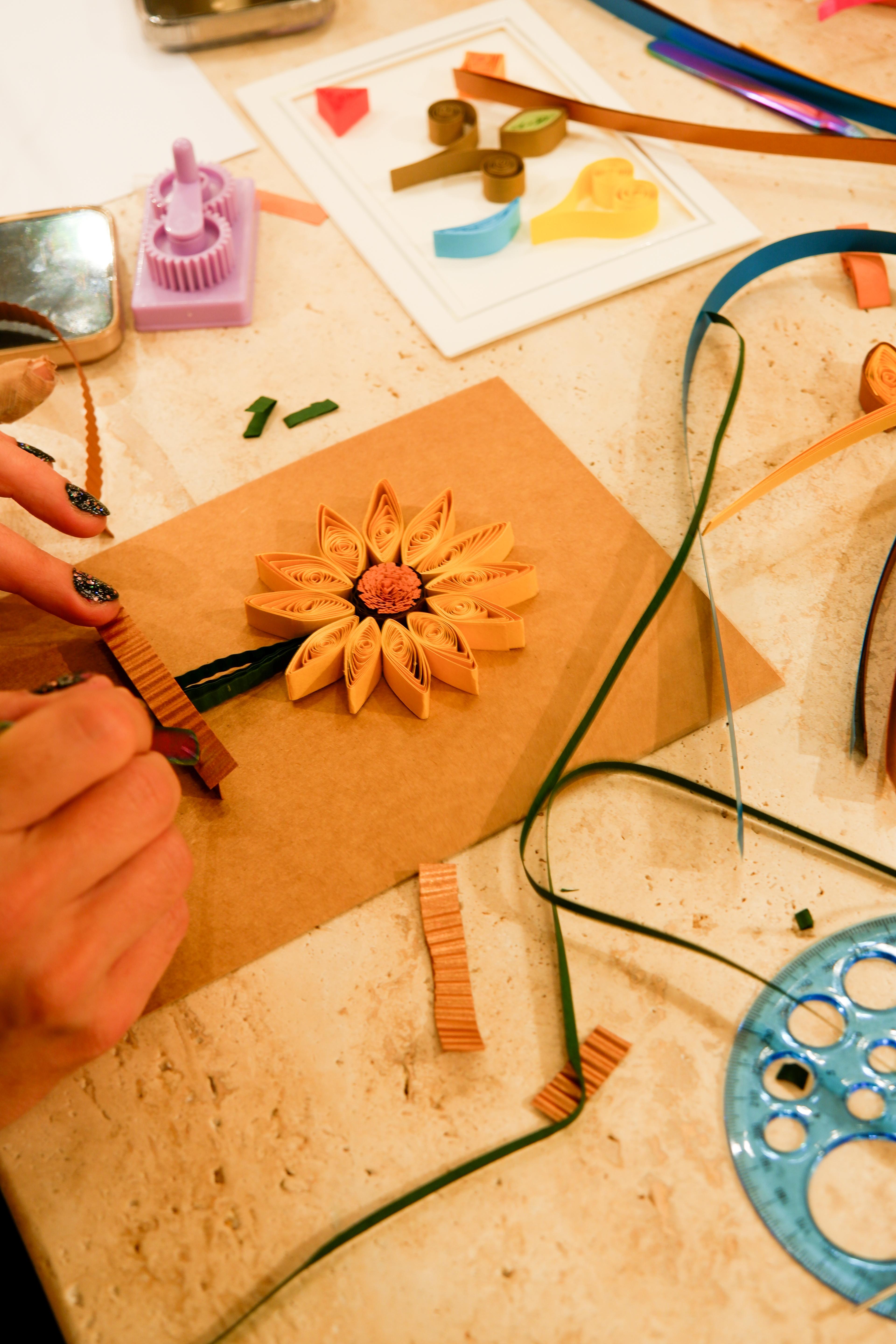 Esra Akyüz ile "Quilling Kağıt Sanatı" Atölyesi -18 Eylül Perşembe-Saat:19:00-21:00