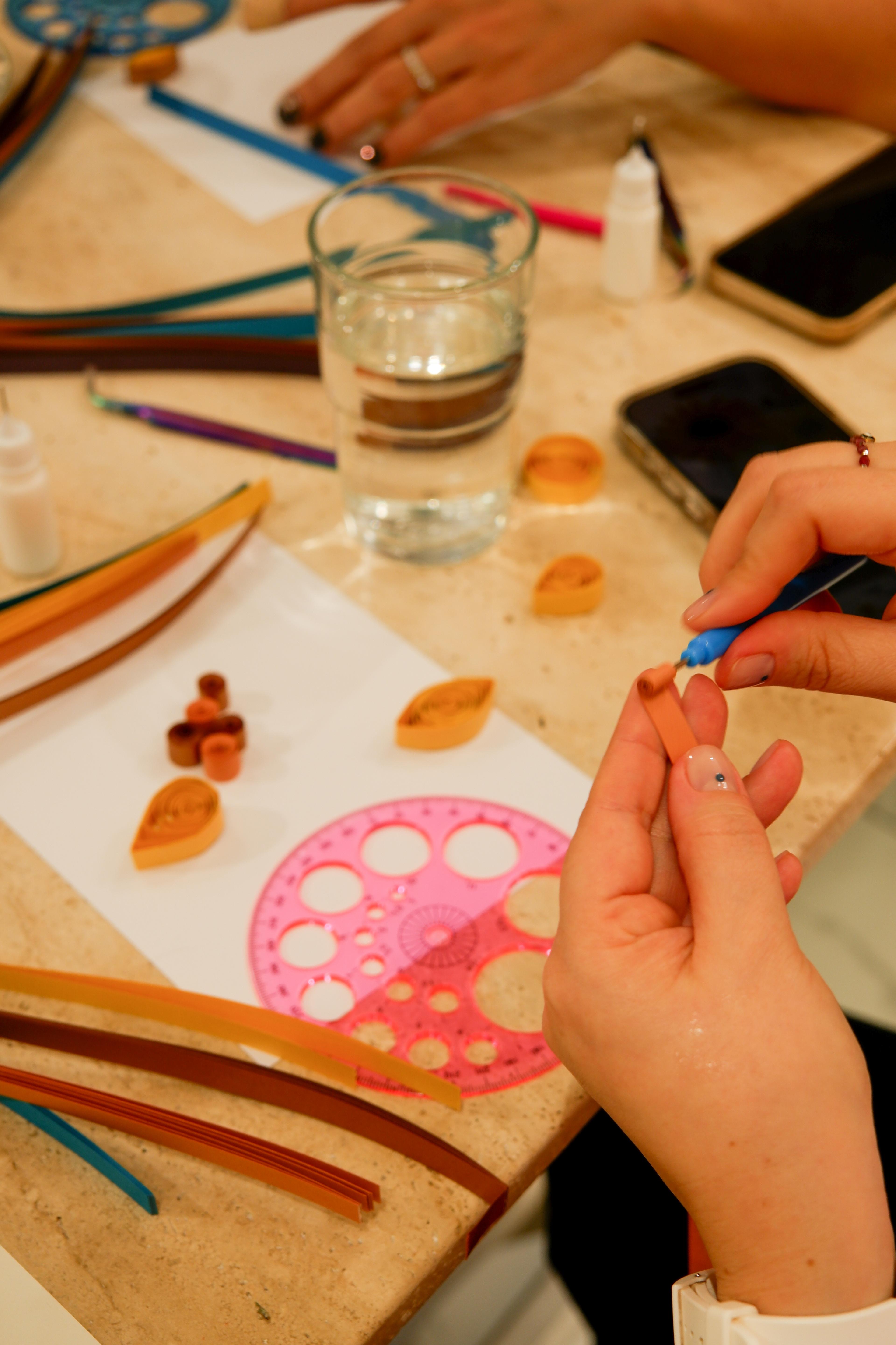 Esra Akyüz ile "Quilling Kağıt Sanatı" Atölyesi -18 Eylül Perşembe-Saat:19:00-21:00