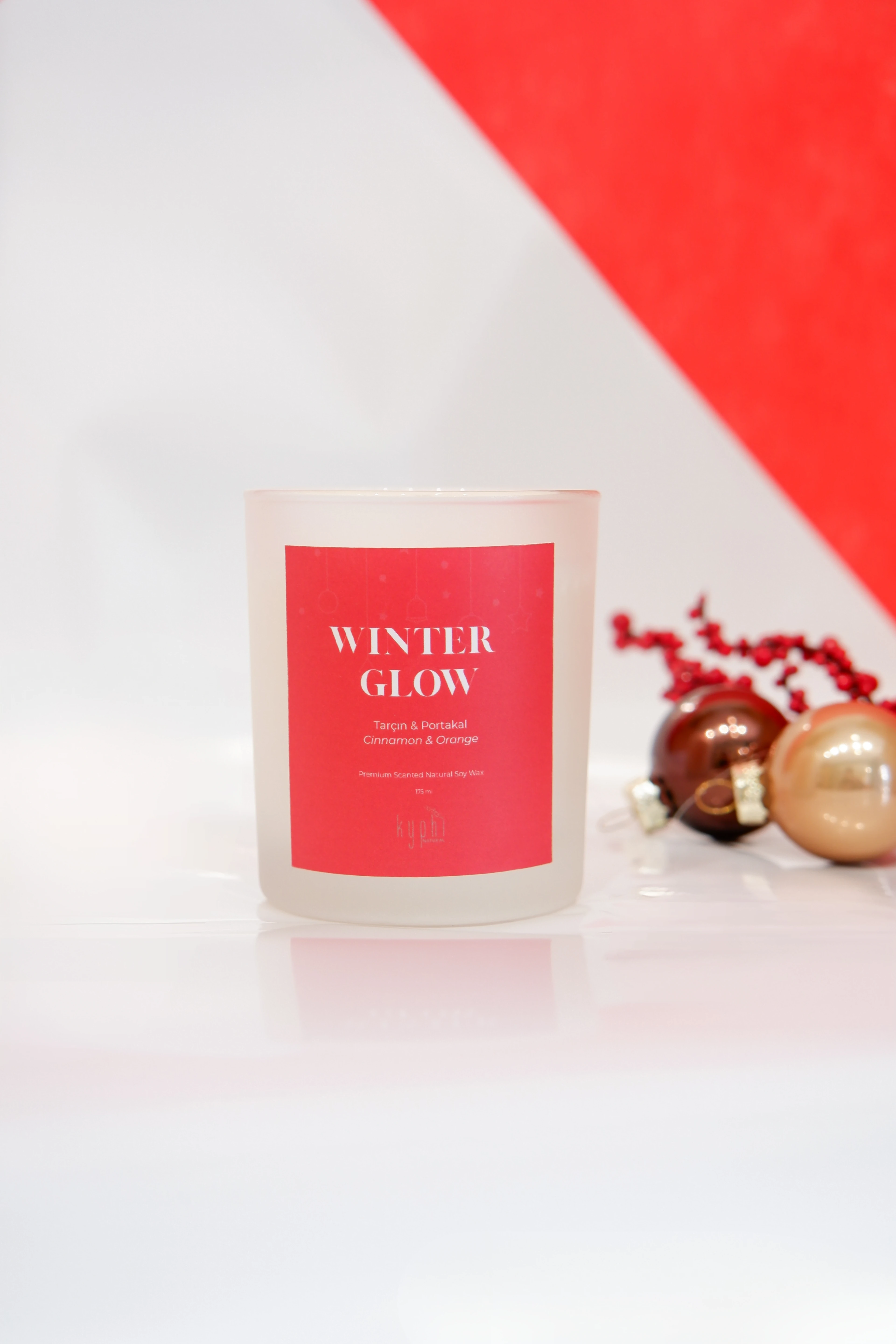 Winter Glow- Yeni Yıl Özel Soya Wax Mum