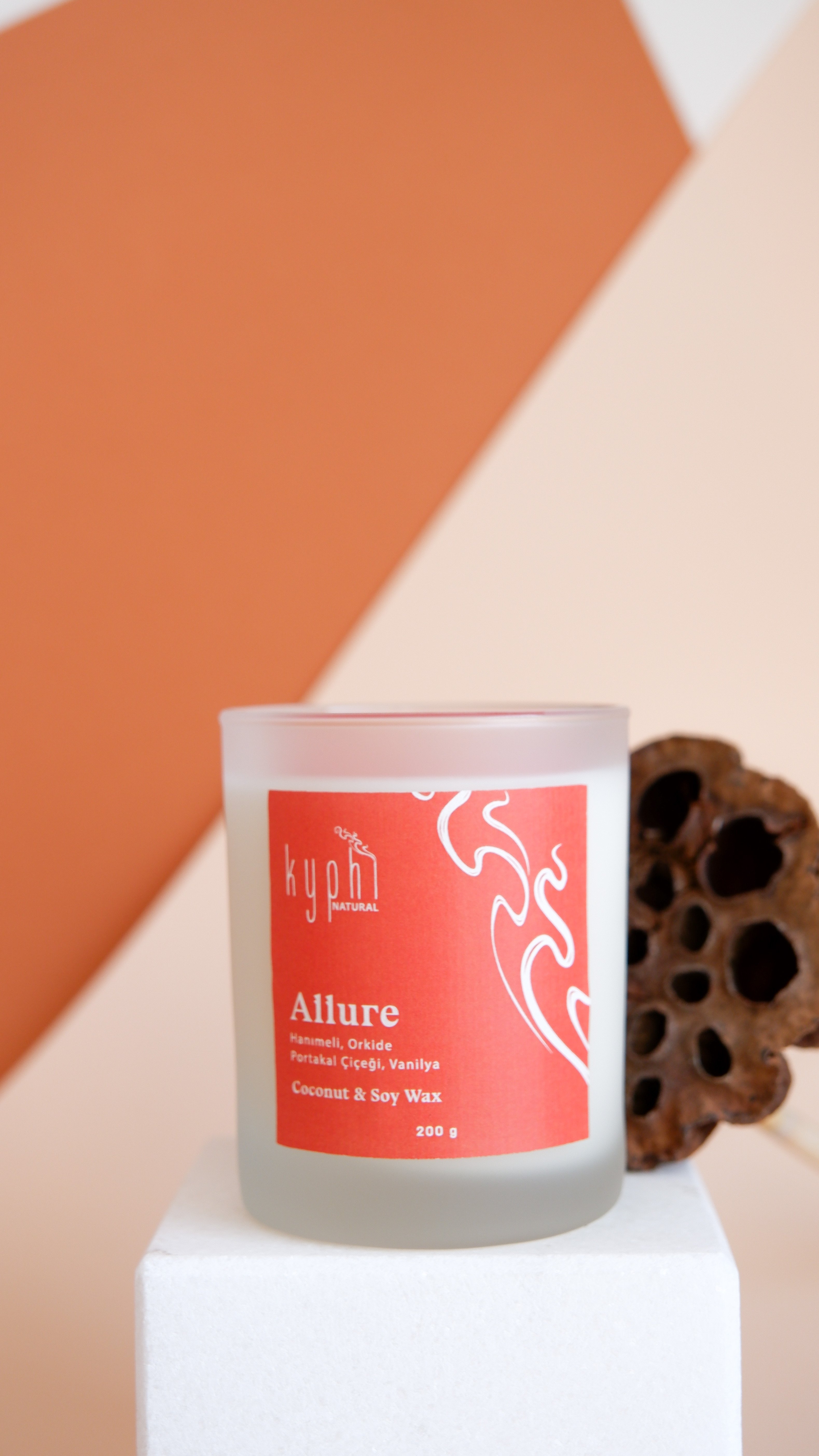 ‘'ALLURE ‘'Candle (Hindistan Cevizi ve Soya Wax Mum)