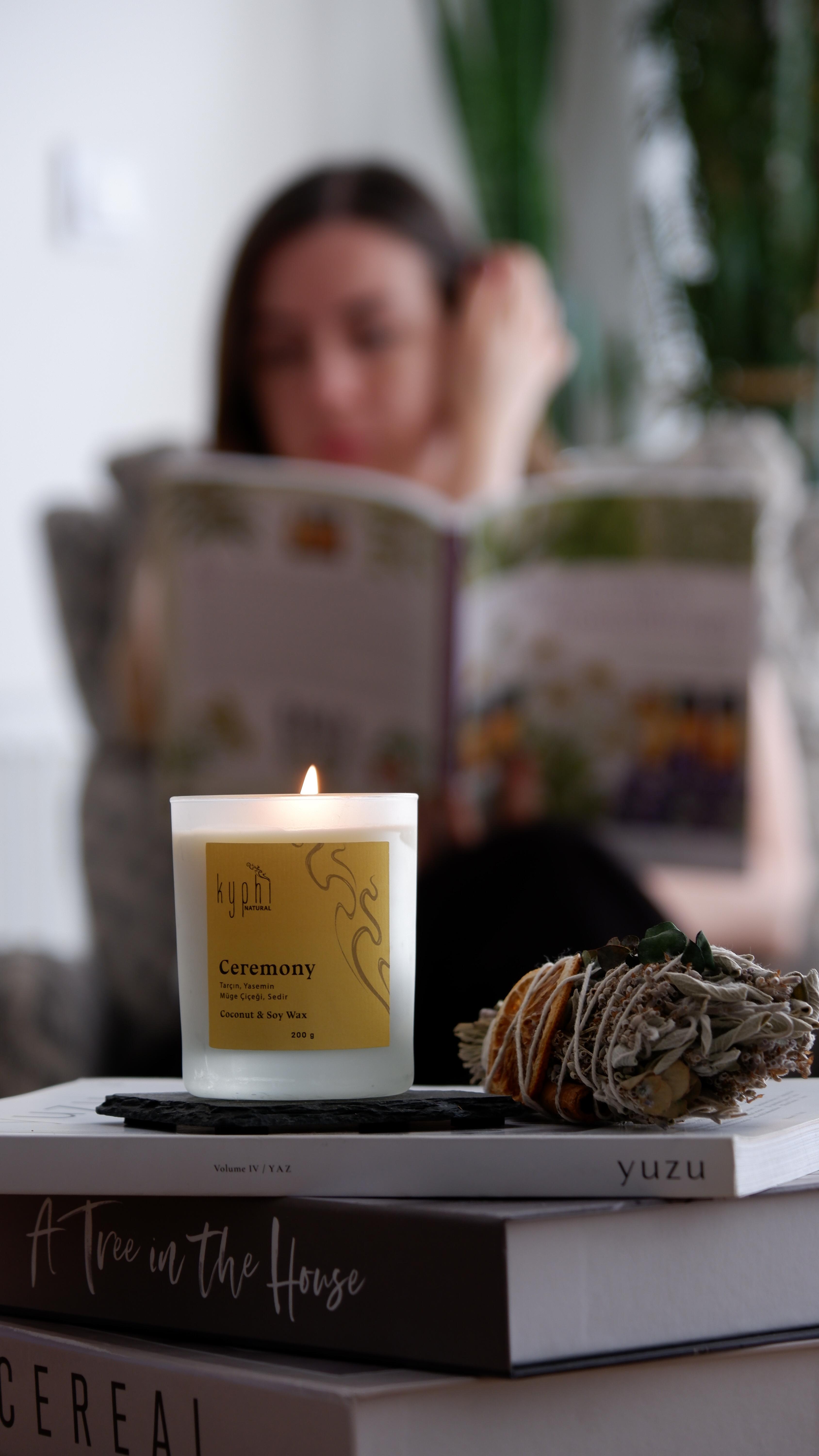 ‘'CEREMONY'' Candle (Hindistan Cevizi ve Soya Wax Mum)