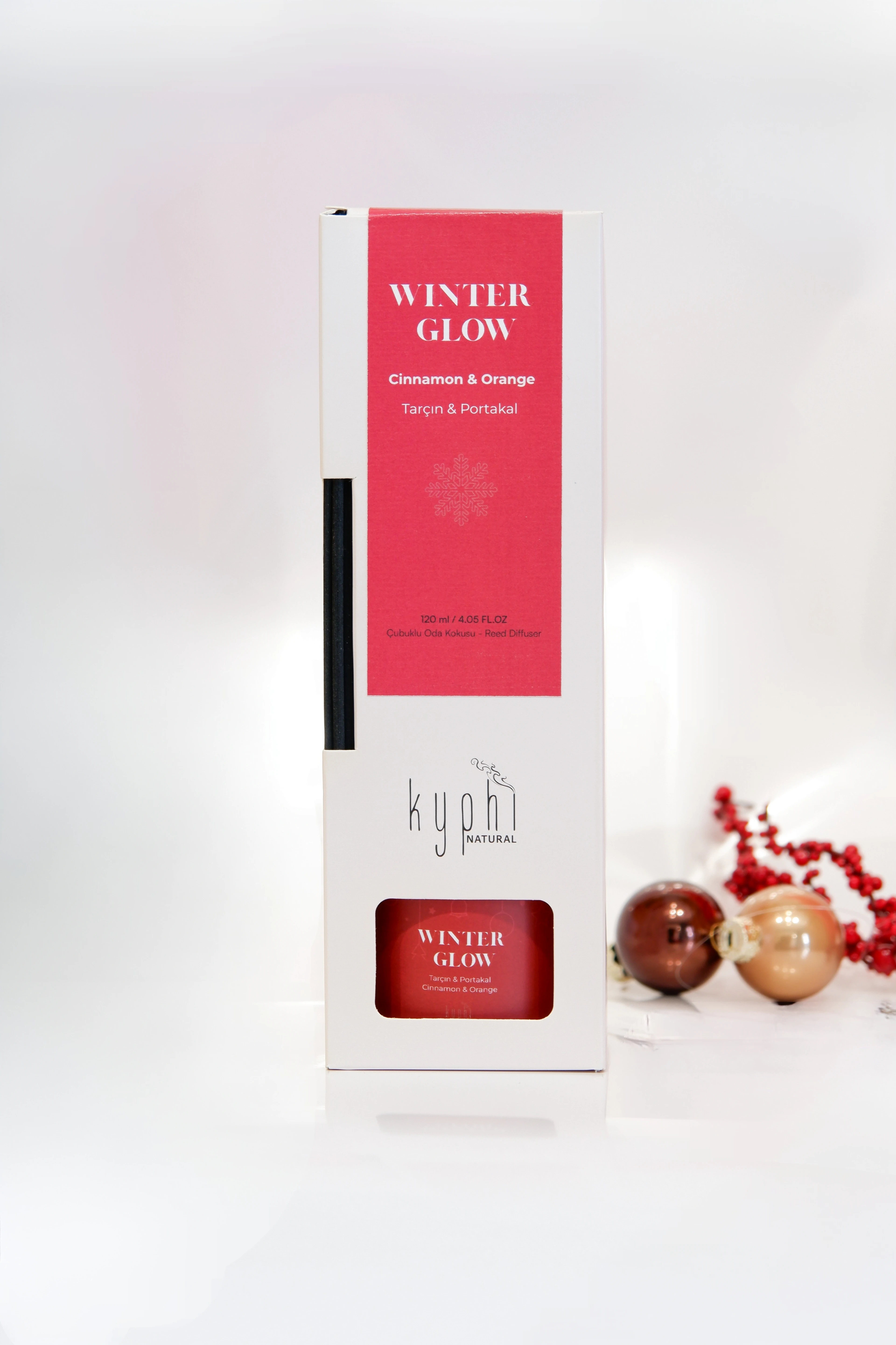Winter Glow Yeni Yıl Özel (Tarçın & Portakal) Çubuklu Oda Kokusu