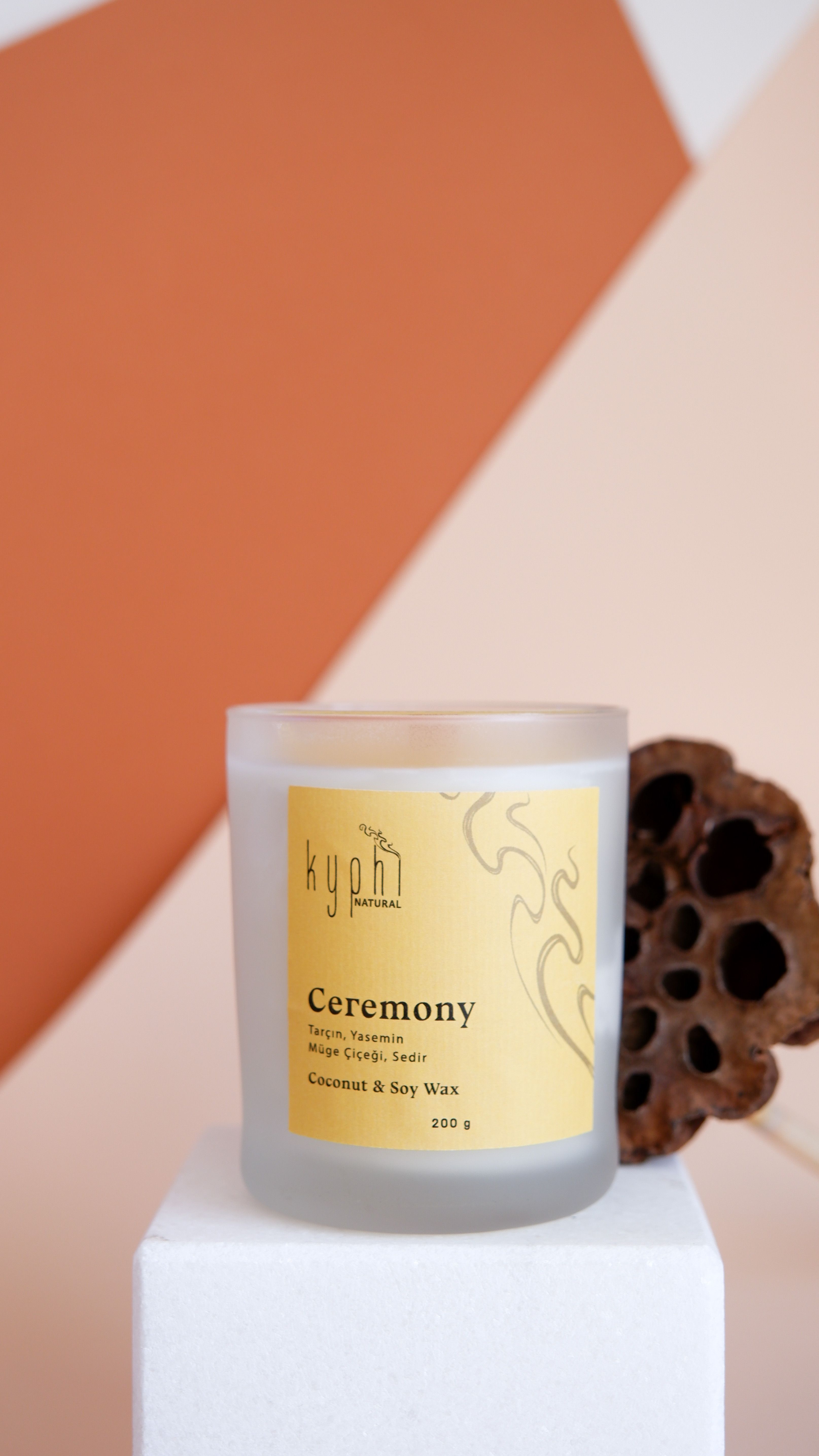 ‘'CEREMONY'' Candle (Hindistan Cevizi ve Soya Wax Mum)