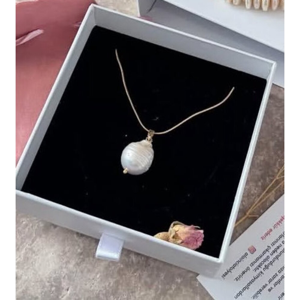 Barok Çelik zincir kolye