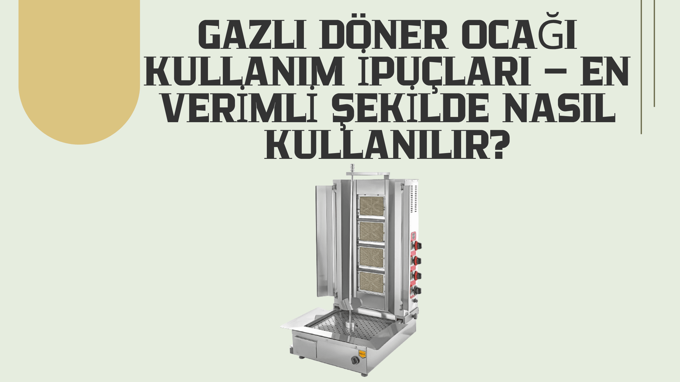 Gazlı Döner Ocağı Kullanım İpuçları – En Verimli Şekilde Nasıl Kullanılır?