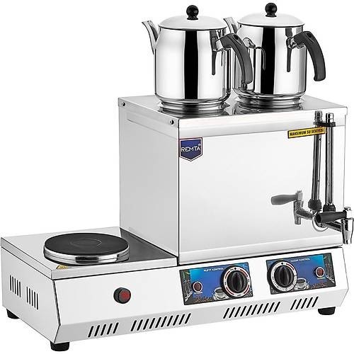 Remta 30 Model 2 Demlikli Elektrikli Çay Kazanı Ocağı 24 LT - K31