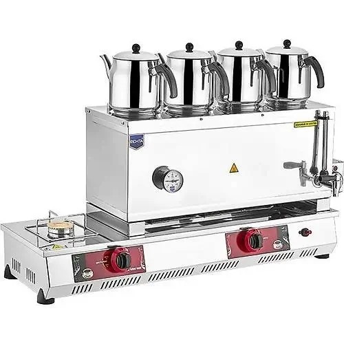 Remta 85 Model 4 Demlikli Doğalgazlı & Tüplü, Elektrikli Çay Kazanı Ocağı 43 LT – N14E