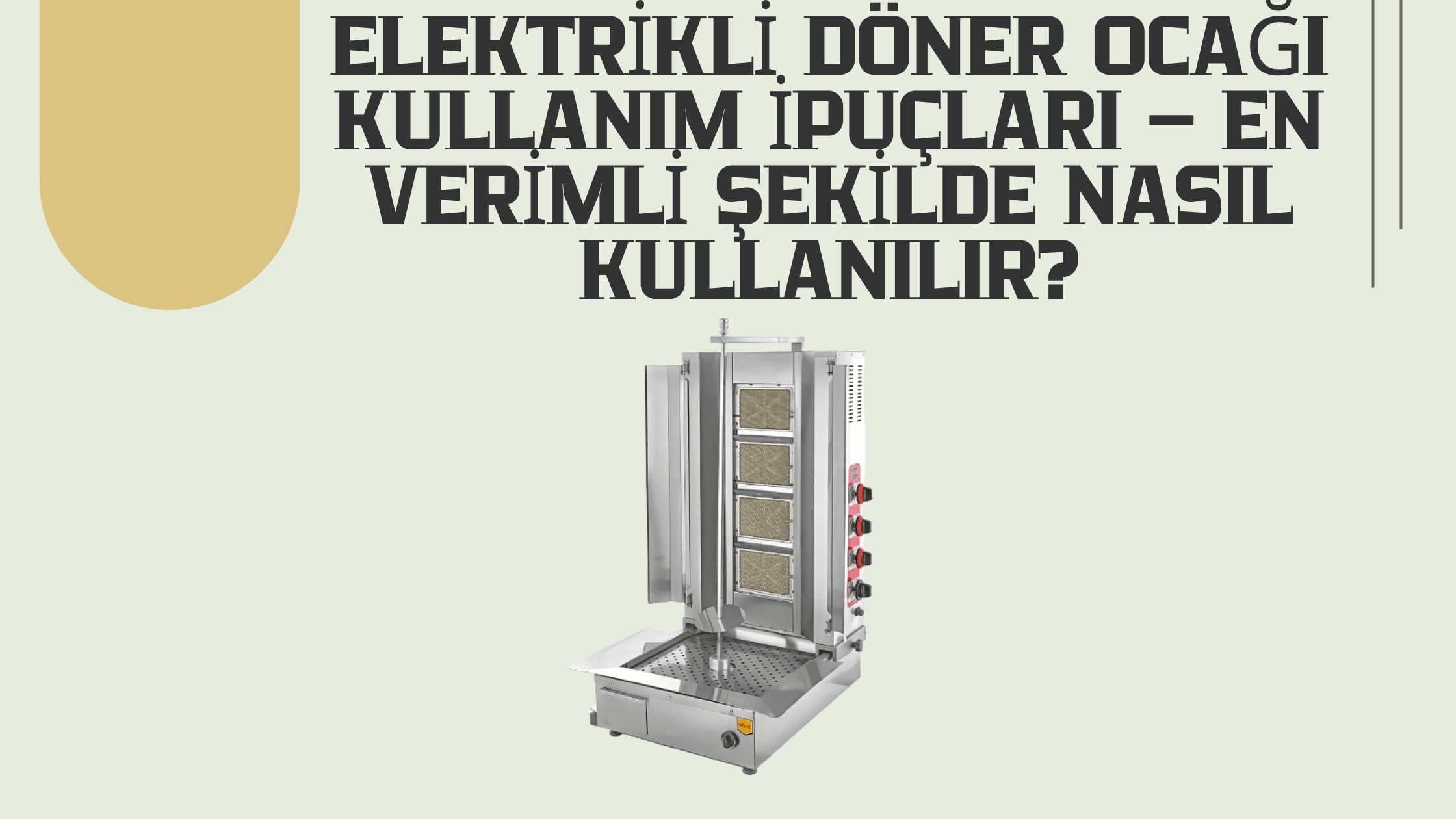 Elektrikli Döner Ocağı Kullanım İpuçları – En Verimli Şekilde Nasıl Kullanılır?