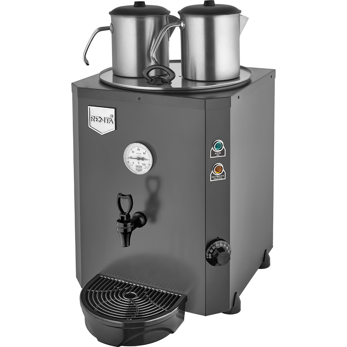Remta 2 Demlikli 23 lt Jumbo Çay Makinesi Şamandıralı - DE11S