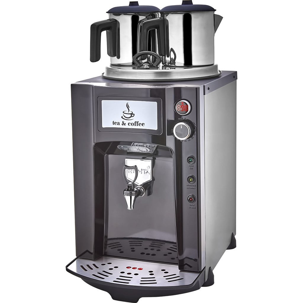 Remta 2 Demlikli 15 lt Premium Jumbo Çay Makinesi - DE12P