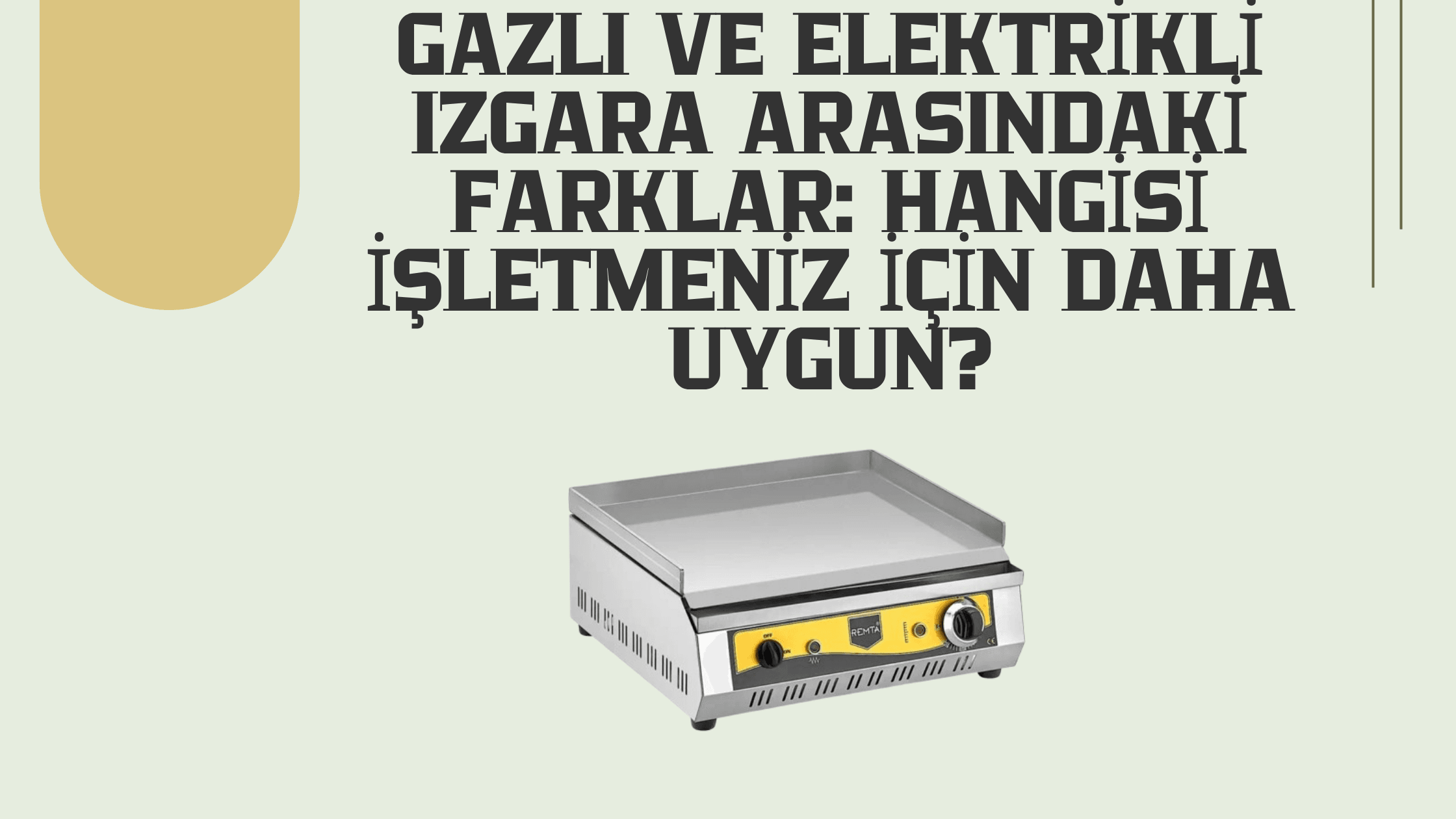 Gazlı ve Elektrikli Izgara Arasındaki Farklar: Hangisi İşletmeniz İçin Daha Uygun?