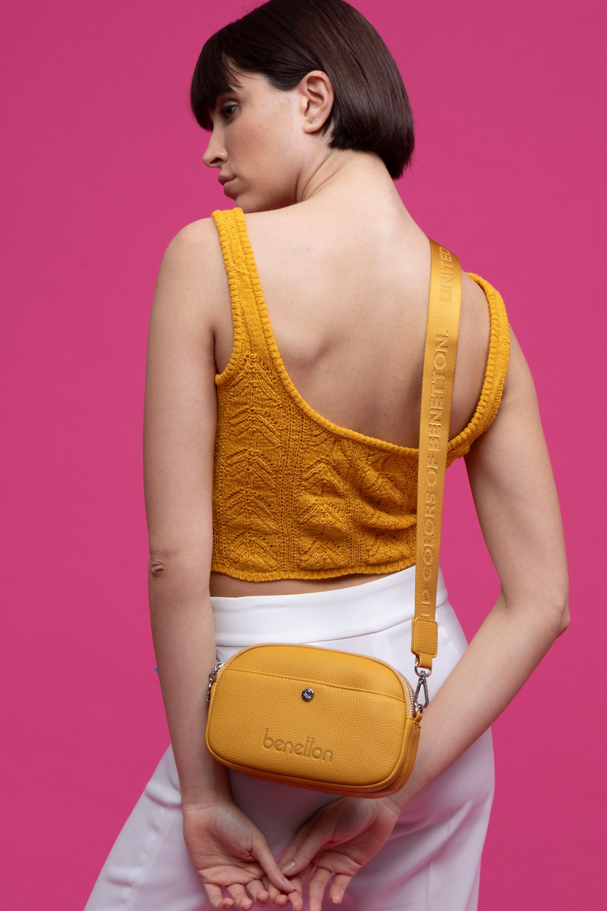 Benetton 1510 Çanta - Sarı