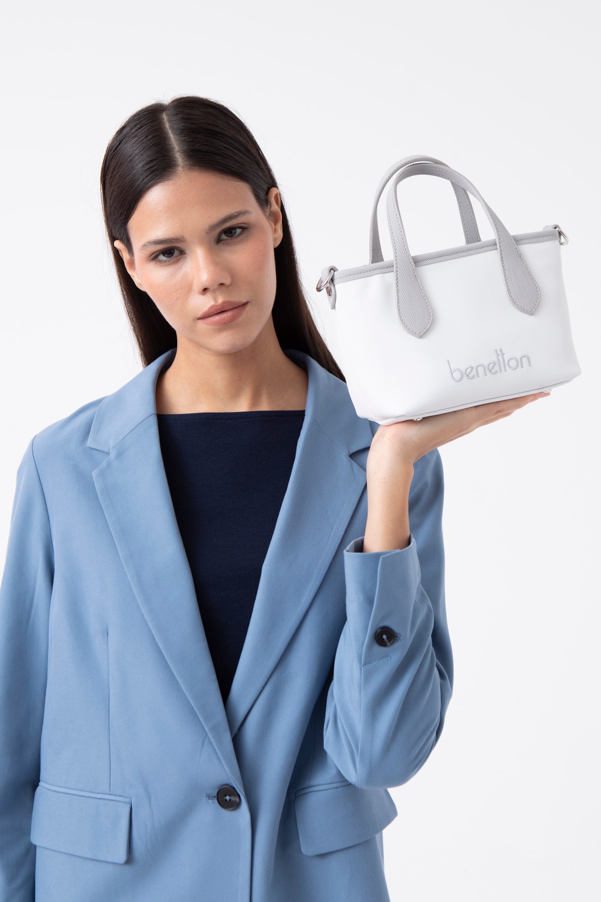 Benetton 1598 Kadın Çanta BYZ-GRİ