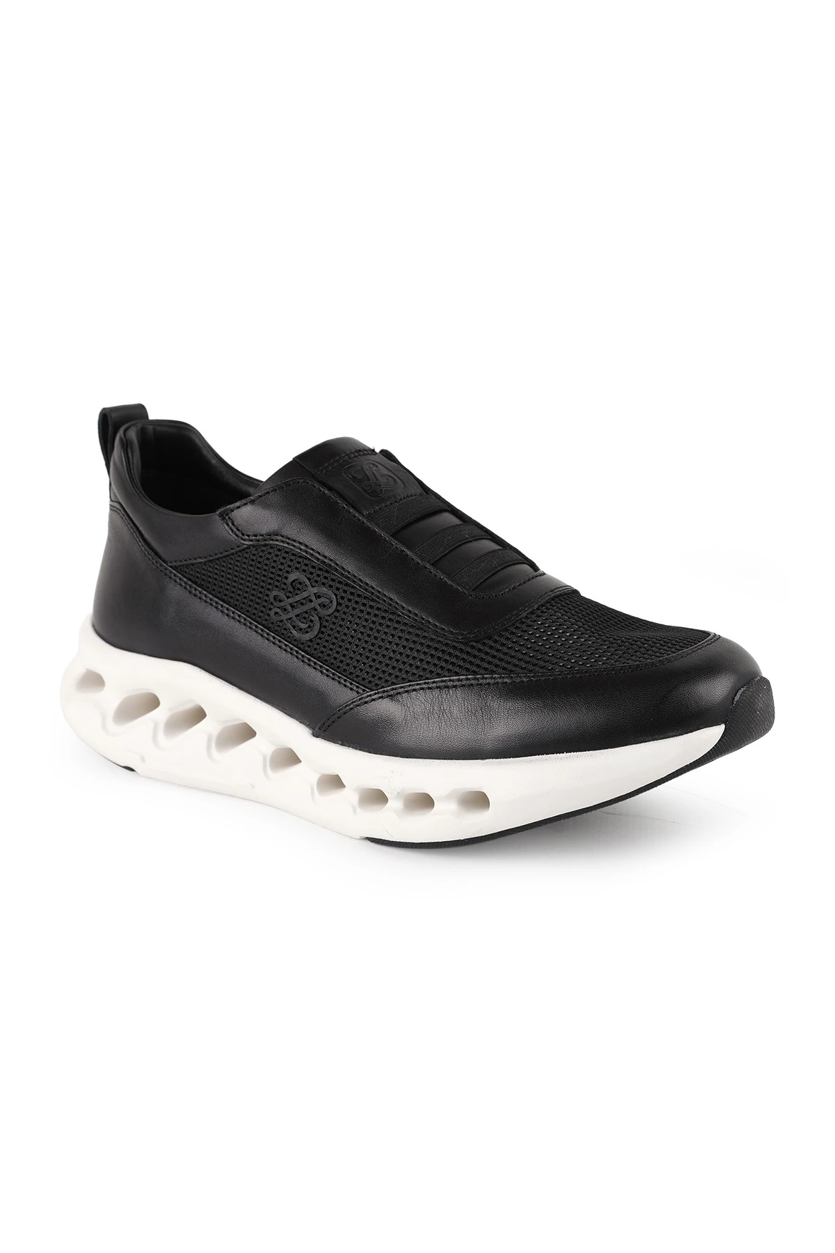 Libero L5985 Hakiki Deri Triko Erkek Sneaker - Aerodinamik Kalın