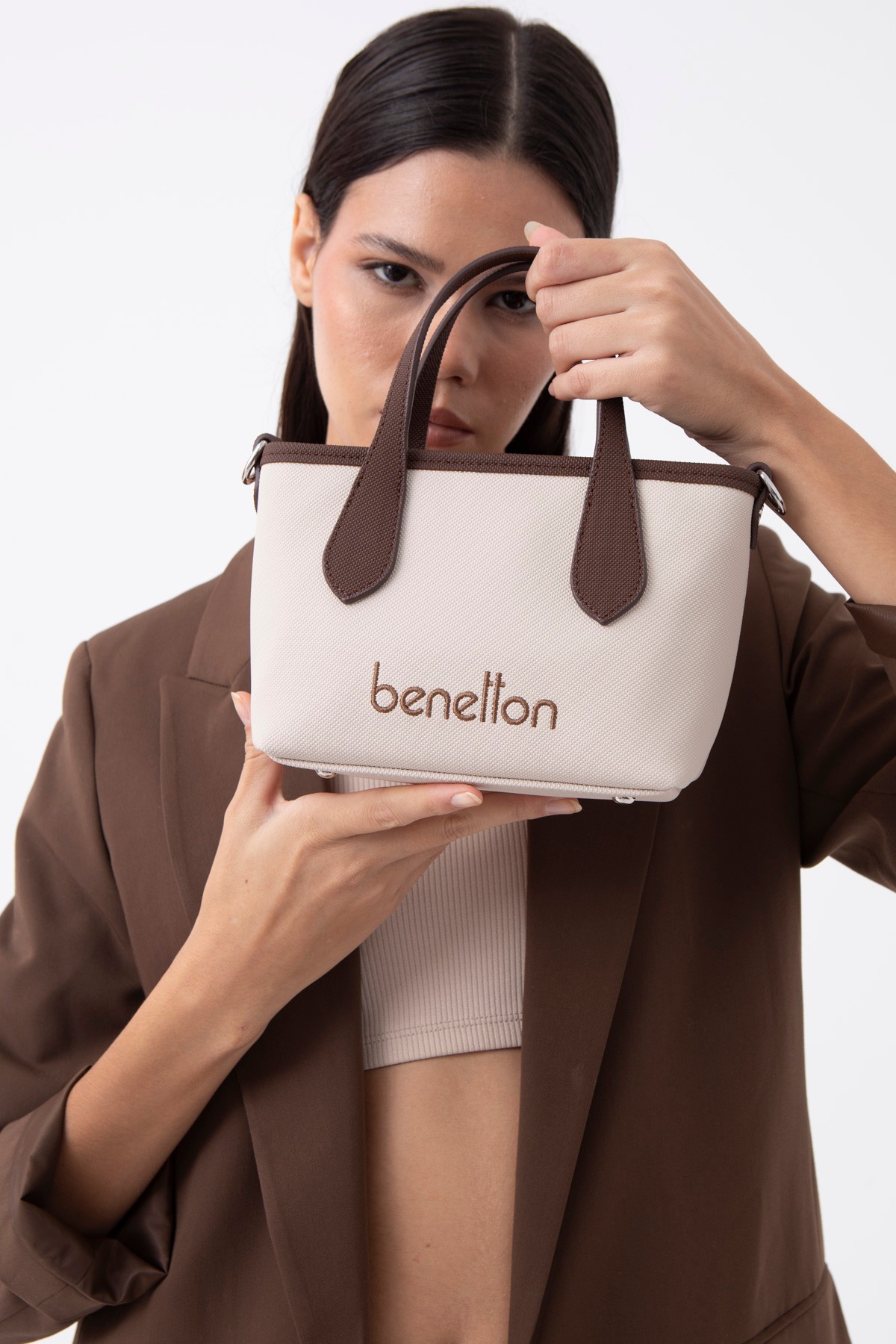 Benetton 1598 Kadın Çanta - BEJ.CAMEL