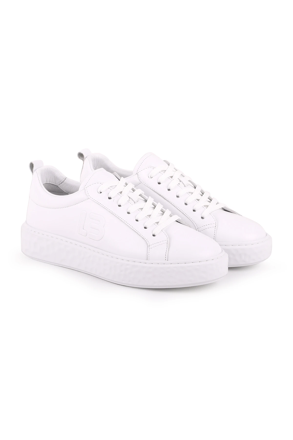 Libero L5201 Deri Erkek Casual Ayakkabı BEYAZ
