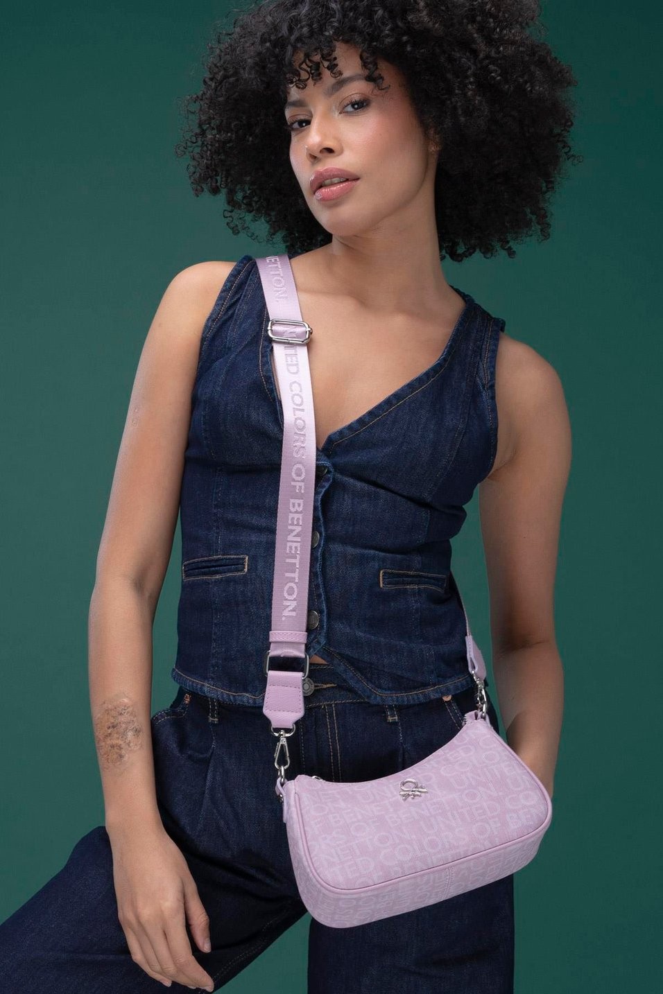 Benetton 1291 Kadın Çanta - LİLA