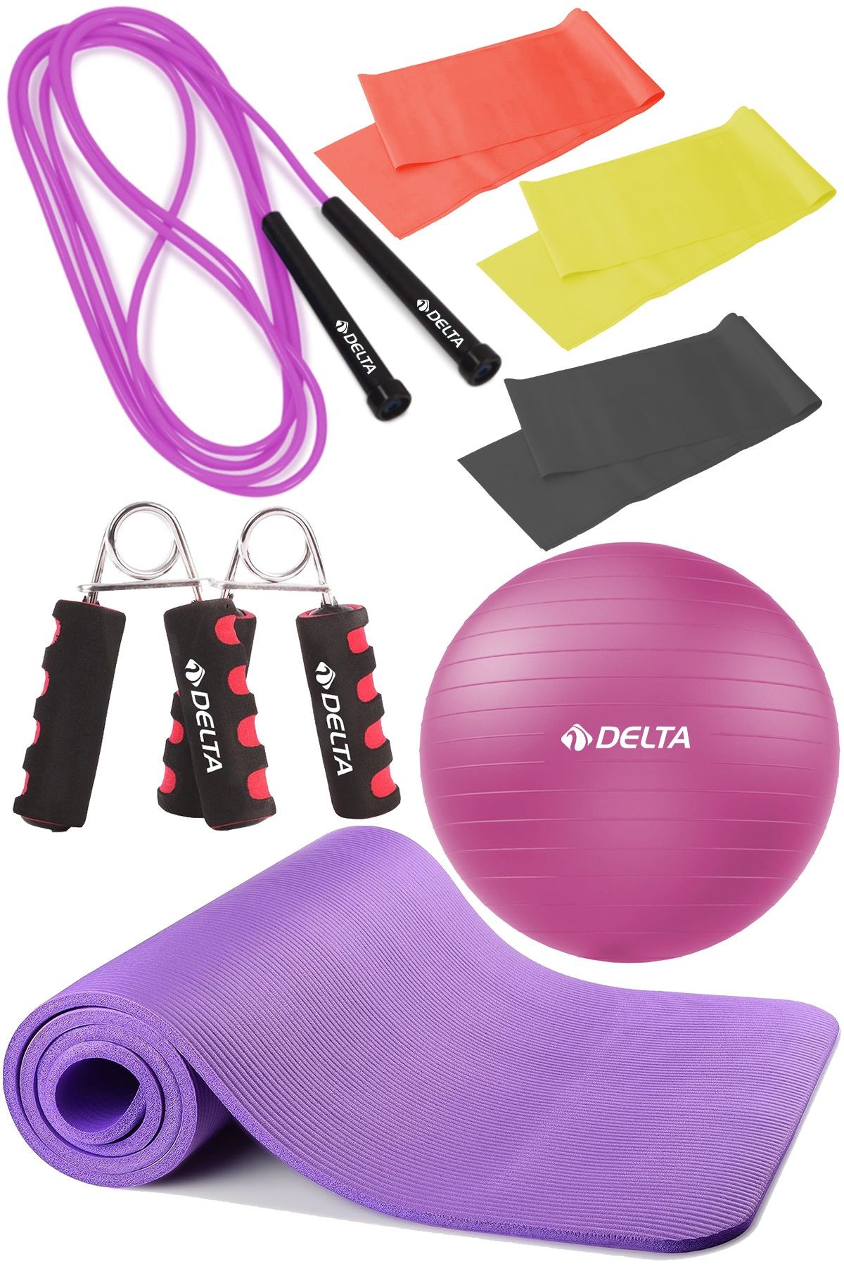 10 mm Minderli Pilates Seti - Evde Kolay Antrenman İçin İdeal!