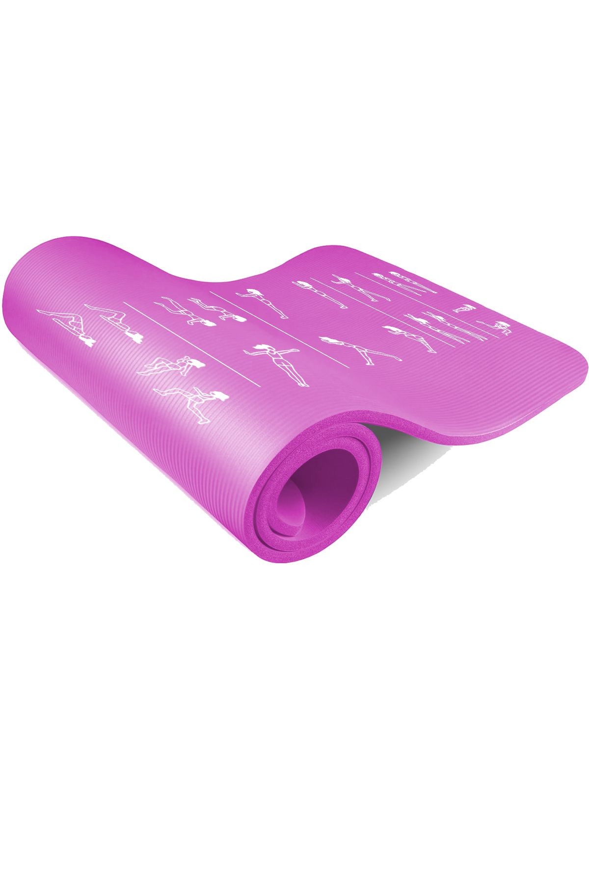 Egzersiz Hareketli Pilates Minderi 180x60 cm, 10 mm Kalınlık, Kolayca Sökülebilir Baskı