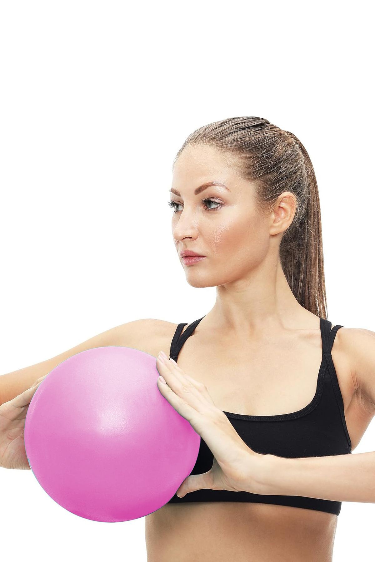 20 cm Pilates Topu - Denge ve Güç İçin İdeal - Pembe