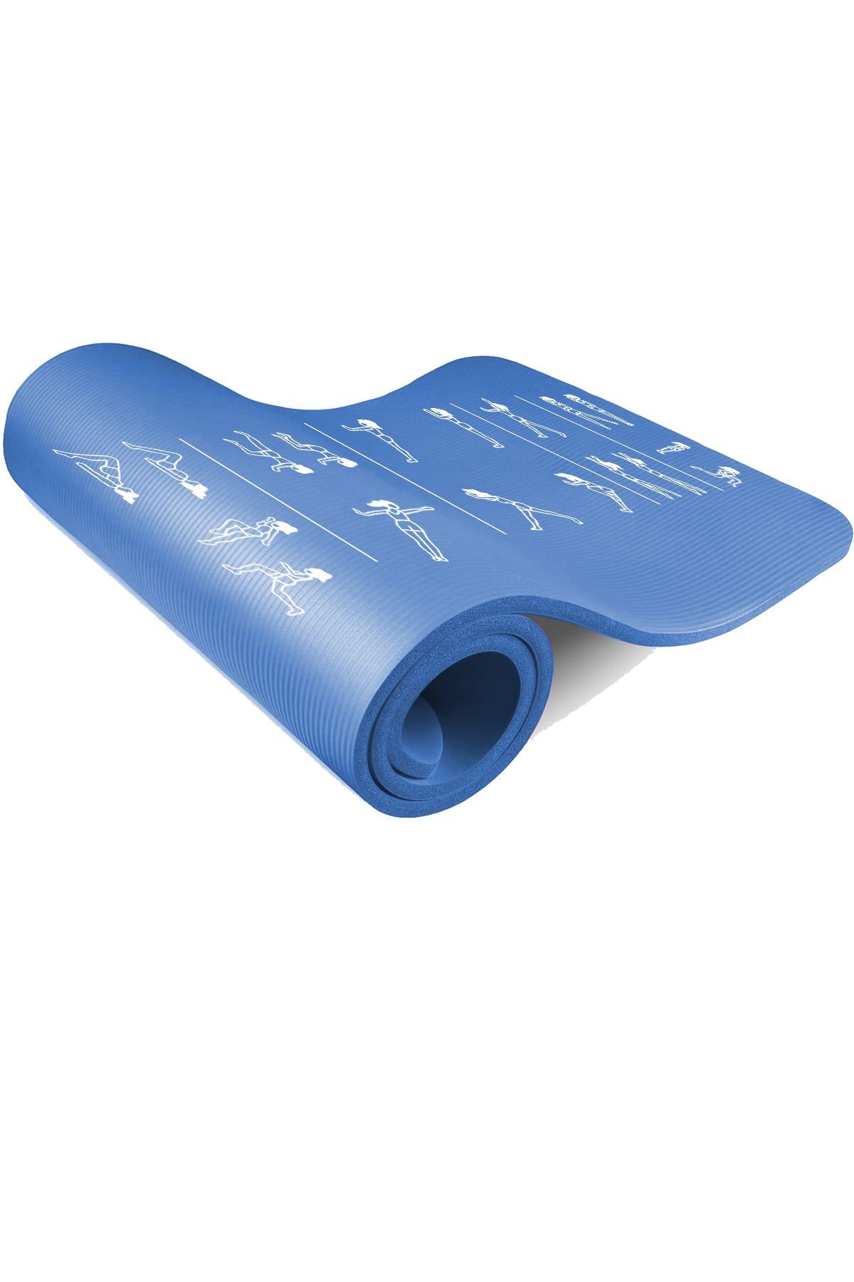 Egzersiz Hareketli Pilates Minderi 180x60 cm, 10 mm Kalınlık, Kolayca Sökülebilir Baskı