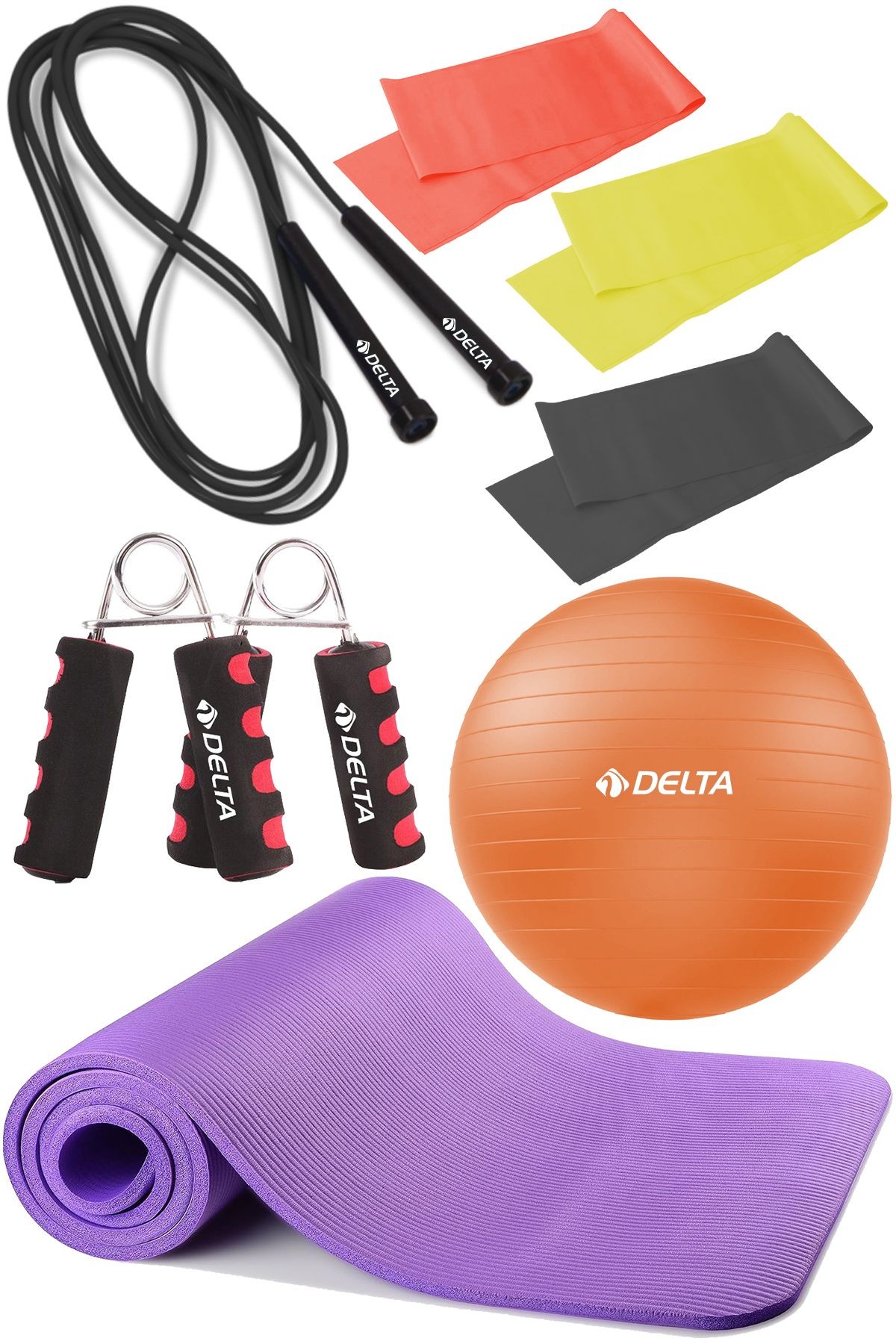 10 mm Minderli Pilates Seti - Evde Kolay Antrenman İçin İdeal!