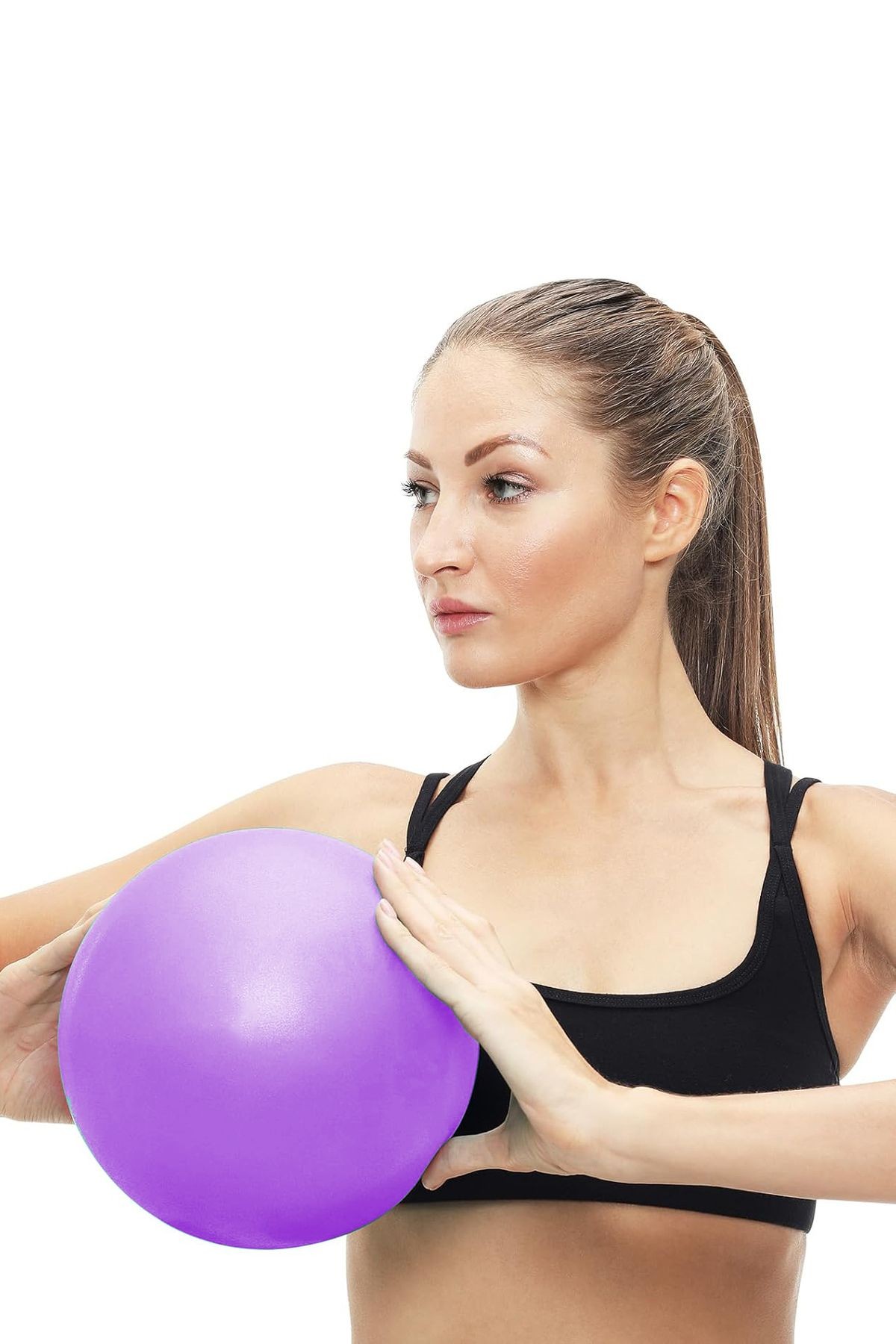 20 cm Pilates Topu - Denge ve Güç İçin İdeal - Mor