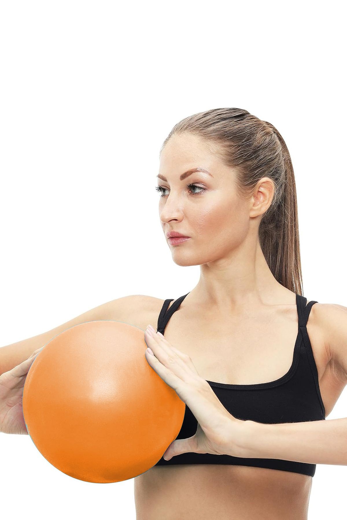 20 cm Pilates Topu - Denge ve Güç İçin İdeal - Turuncu