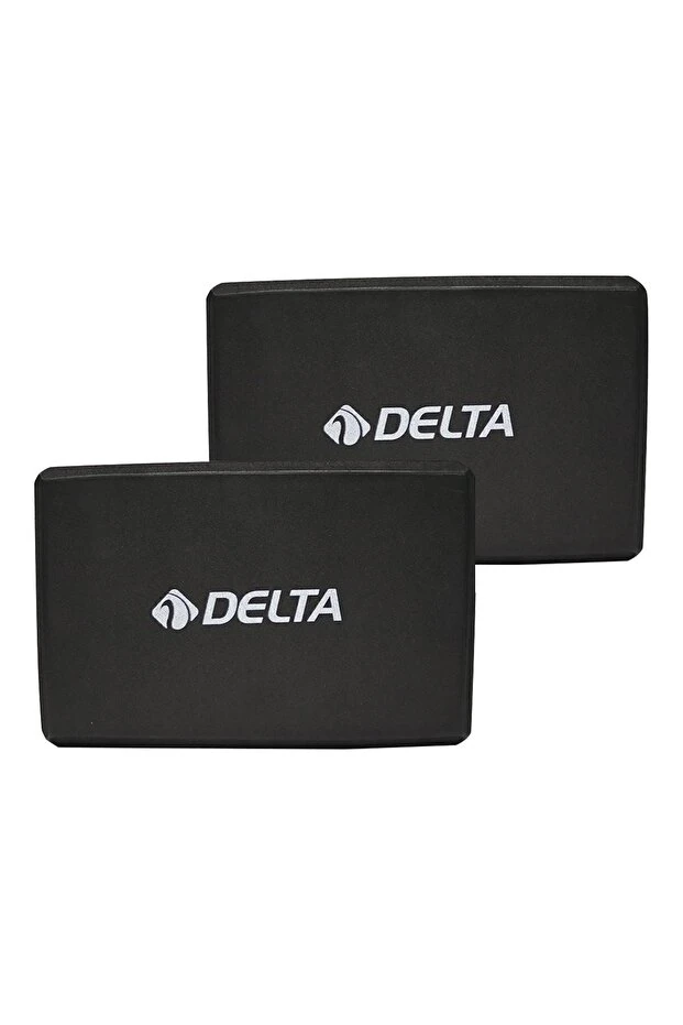 Çiftli Yoga Blok - 2 Adet Yoga Block - Eva Yoga Bloğu Seti - Siyah