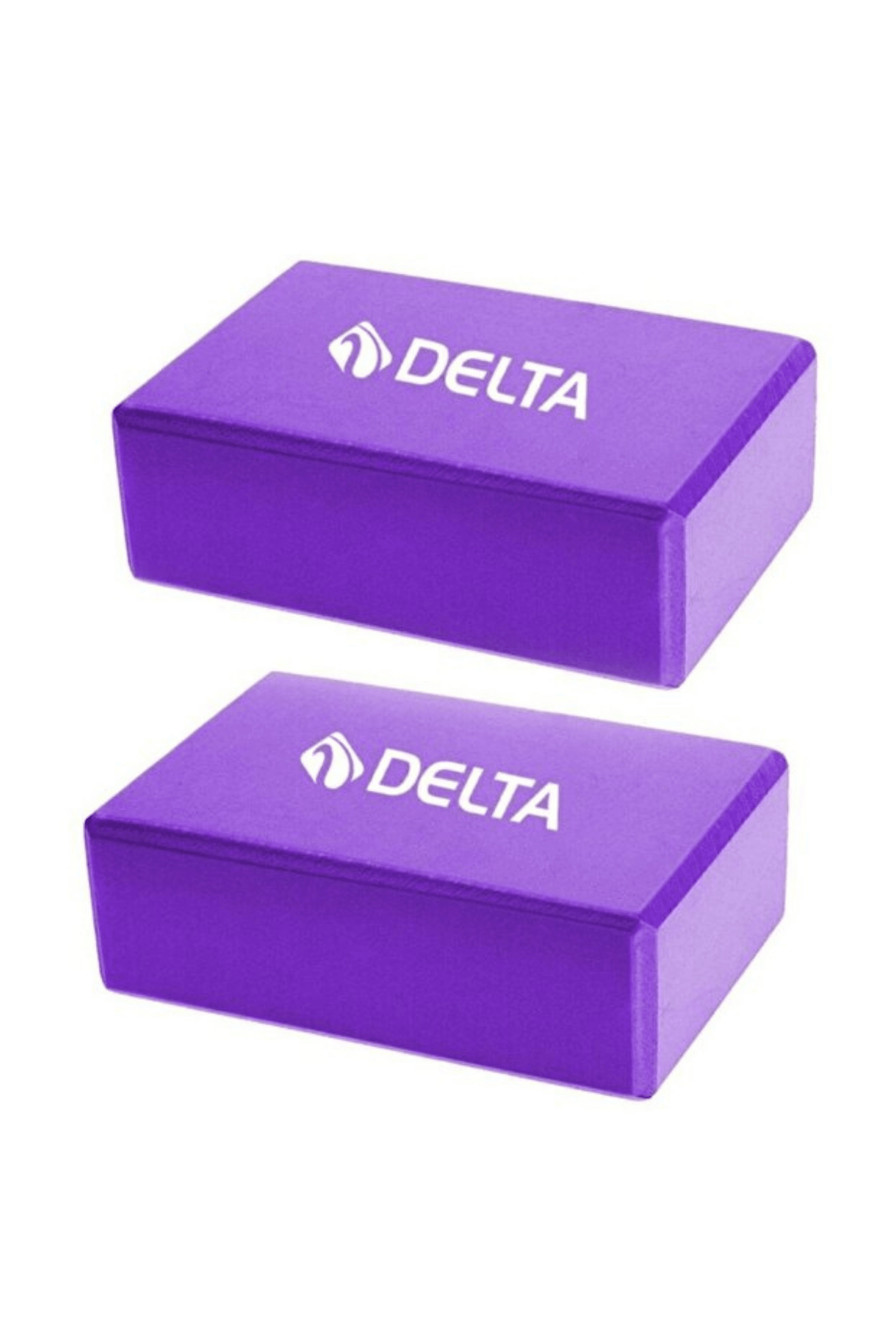 Çiftli Yoga Blok - 2 Adet Yoga Block - Eva Yoga Bloğu Seti - Mor