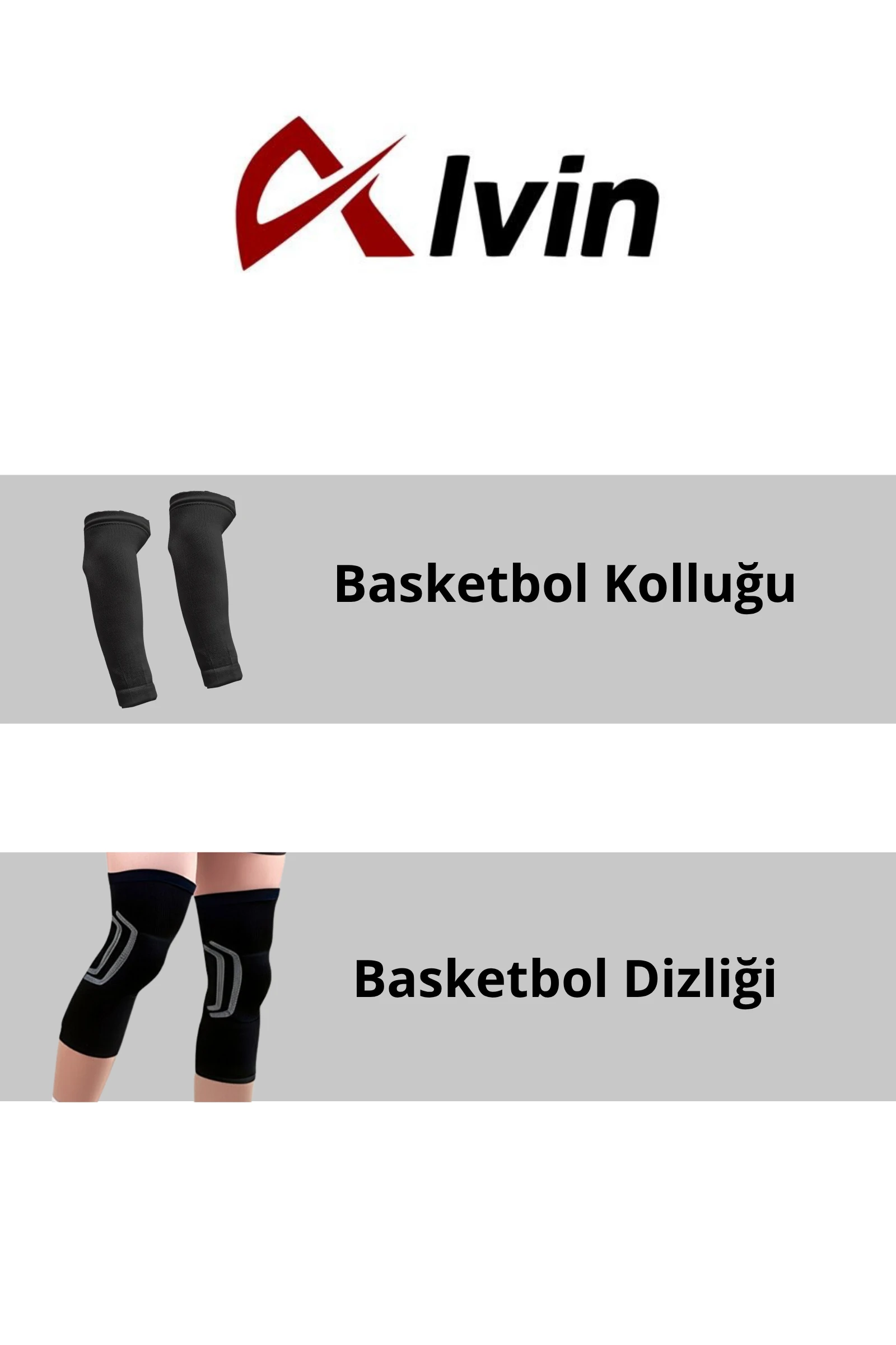 Basketbol Spor Seti - Dizlik, Kolluk Ile Tam Takım