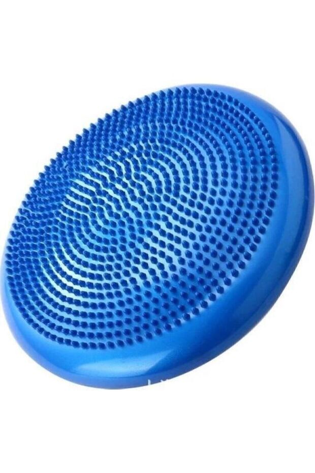 Denge Diski Balance Trainer Denge Topu Pilates Balans Disk (Pompasız) - Mavi