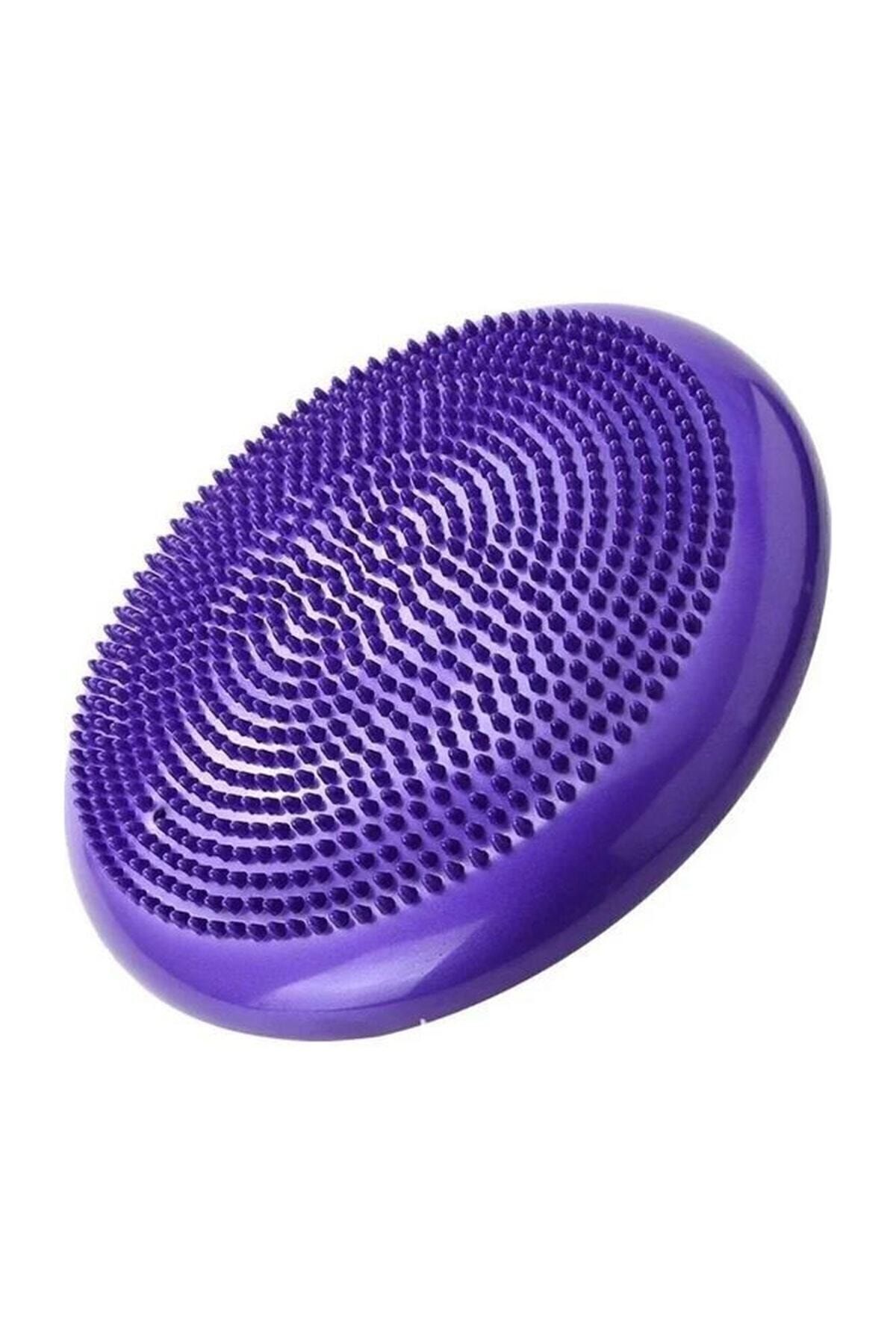 Denge Diski Balance Trainer Denge Topu Pilates Balans Disk (Pompasız) - Mor