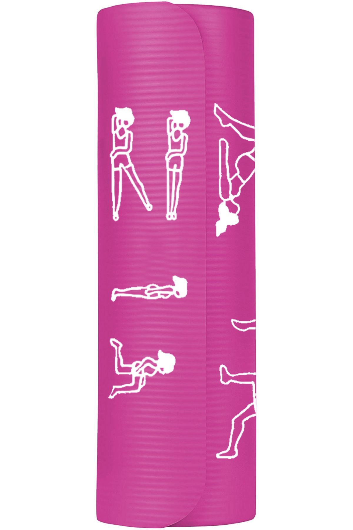 Egzersiz Hareketli Pilates Minderi 180x60 cm, 10 mm Kalınlık, Kolayca Sökülebilir Baskı