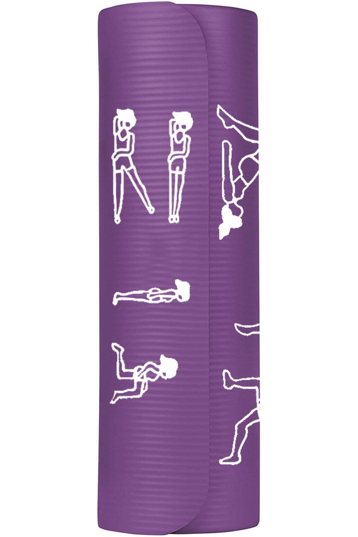 Egzersiz Hareketli Pilates Minderi 180x60 cm, 10 mm Kalınlık, Kolayca Sökülebilir Baskı