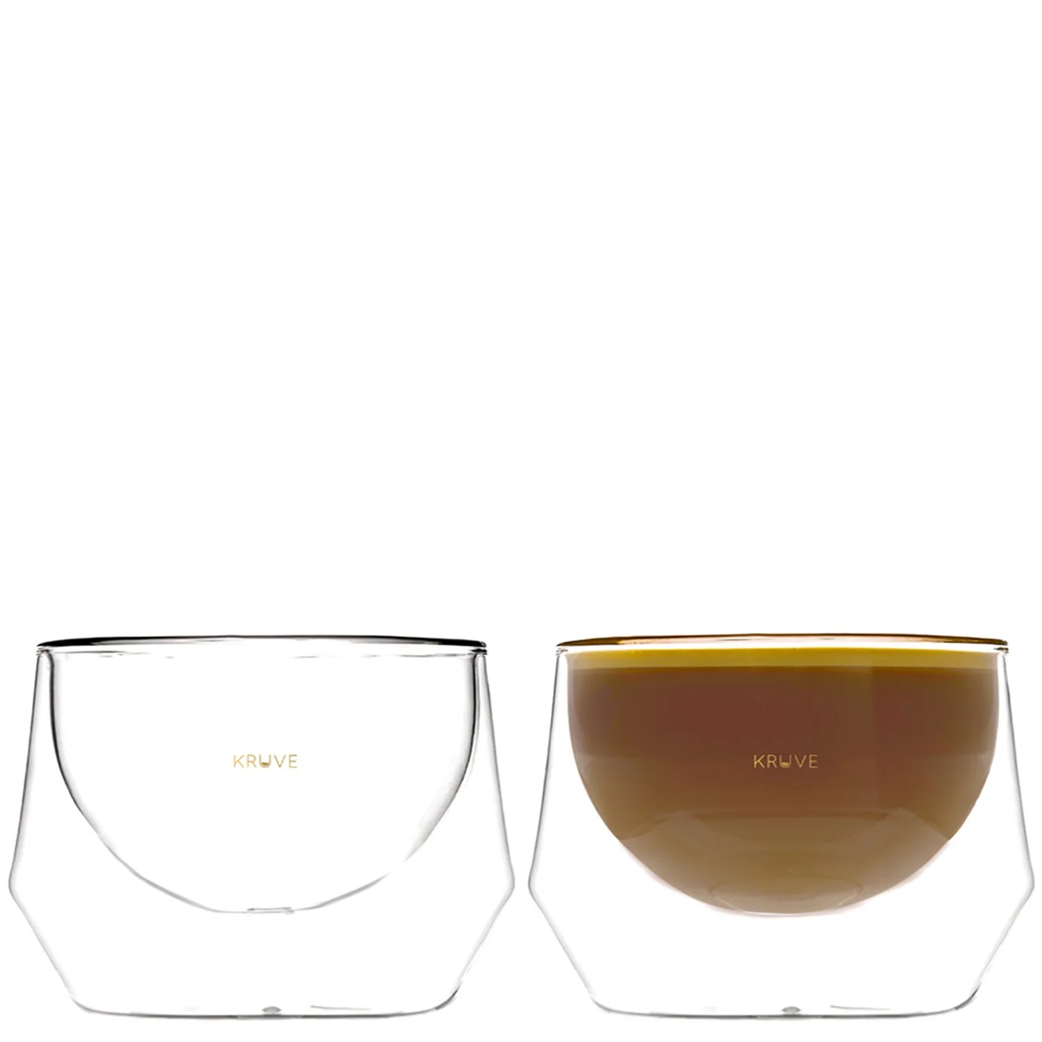 Kruve Imagine Double Wall Cappuccino 200ml İkili Cam Bardak Seti