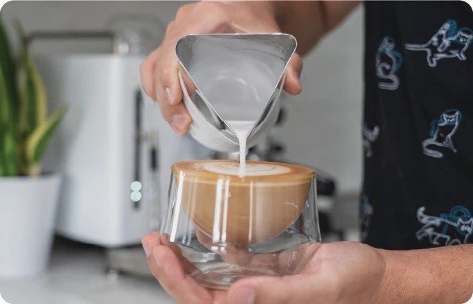 Kruve Create Latte Pitcher / Süt Potu (Beyaz)