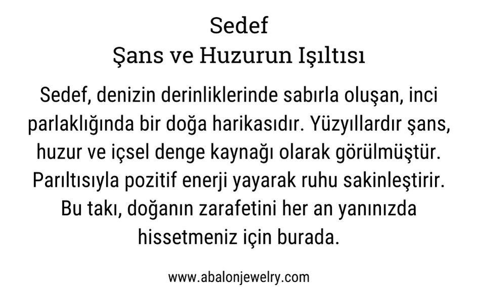 925 Ayar Gümüş Üzeri Altın Kaplama Sedef Küçük Yonca Kolye