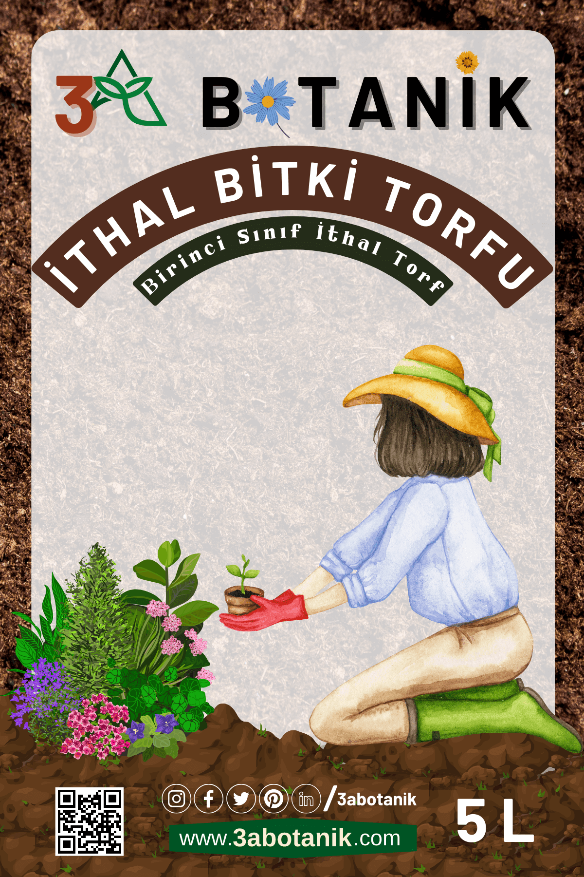 Birinci Sınıf İthal Bitki Torfu